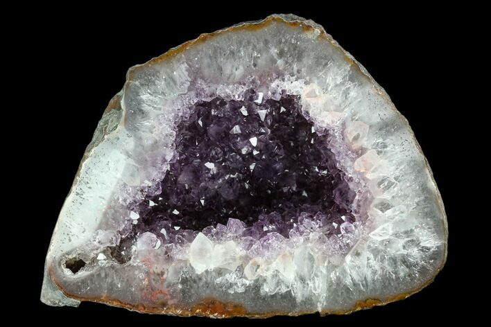 Wide, Purple Amethyst Geode - Uruguay #124104